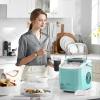 imageKismile Countertop Ice Maker with Handle 26LbsDay 9 Ice Cubes in 6 Mins SelfCleaning Portable Ice Machine for Home Kitchen ampamp Office BlackGreen
