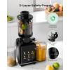 imageKismile Cold Press Juicer Machine with 5 Modes ABS Housing ampamp HD Display Quiet Masticating Juicer Press with 435quot Wide Feed Chute for Fruits ampamp Vegetables High Juice Yield Easy to Clean