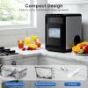 imageKismile Nugget Ice Maker Countertop Ice44LBS24H10 Mins Fast Ice Making18L Front PullOut Water TankSelfCleaning Perfect for Home KitchenampampRVampampCampingampampOfficeDeep Black