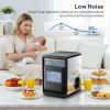 imageKismile Nugget Ice Maker Countertop Ice44LBS24H10 Mins Fast Ice Making18L Front PullOut Water TankSelfCleaning Perfect for Home KitchenampampRVampampCampingampampOfficeBlack