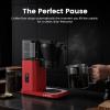 imageKismile Premium 8Cup Coffee Maker with Hot ampamp ice brew Removable Water Tank Coffee Machine Drip Coffee MakerRapid Heating System for seconds BrewingRed