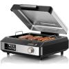 imageKismile 2in1 Griddle and Indoor GrillElectric Smokeless Grill with Temperature ProbeTemperature Control ampamp display screenPortable SmokeFree Griddle for Indoor SteaksVegetablesFamily Cooking
