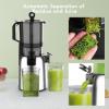 imageKismile 300W Cold Press Juicer 54 Wide Feed Chute Slow Masticating Juicer Machines Vegetable and Fruit Electric Juicers Juice Maker with Reverse Function Stainless Steel Juicer Easy to Clean
