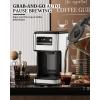imageKismile Coffee Maker 14Cup Programmable Drip Coffee Makers Machines with Timer Keep Hot Plate amp Reusable Filter SelfCleaning Auto Pause Stainless SteelStainless Steel