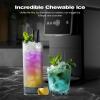 imageKismile Countertop Nugget Ice Maker 33LBS24H Soft Chewable Ice OneClick OneTouch Automatic Ice Dispensing SelfCleaning 18L Removable Water Tank Ideal for HomeKitchenBarOffice33Lbs24H