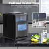 imageKismile CrescentShaped Ice Maker Countertop 16pcs in 1015 Mins 265LBDay SelfCleaning Portable Ice Machine with LED Display Fast Ice Making for SeafoodHomeOfficeBar