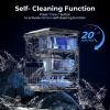 imageKismile CrescentShaped Ice Maker Countertop 16pcs in 1015 Mins 265LBDay SelfCleaning Portable Ice Machine with LED Display Fast Ice Making for SeafoodHomeOfficeBar