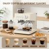 imageKismile Expresso Coffee Machines Coffee Maker with Grinder 20Bar Espresso Machine with Grinder Milk FrotherSteam Wand amp Tamping Tools for Cappuccino amp Latte