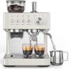 imageKismile Expresso Coffee Machines Coffee Maker with Grinder 20Bar Espresso Machine with Grinder Milk FrotherSteam Wand amp Tamping Tools for Cappuccino amp Latte