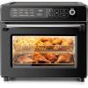 imageKismile 18QT Air Fryer Toaster Oven Combo 12in1 Countertop Convection Airfryer Oven Adjustable 70450 Temperature Bake Reheat amp Broil Fits 810 Pizza Complete Accessories Included BlackBlack