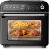 imageKismile 18QT Air Fryer Toaster Oven Combo 12in1 Countertop Convection Airfryer Oven Adjustable 70450 Temperature Bake Reheat amp Broil Fits 810 Pizza Complete Accessories Included BlackBlack