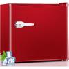 imageKismile Compact Upright Mini Freezer 12Cuft Red Design with Handle amp Shelves 3 Adjustable Thermostat Quiet Operation for Home amp OfficeRed